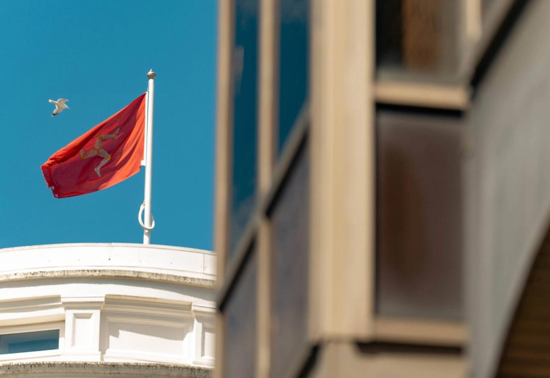 Flag-on-IOM-government-building